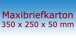 Maxibrief Karton 350x250x50mm